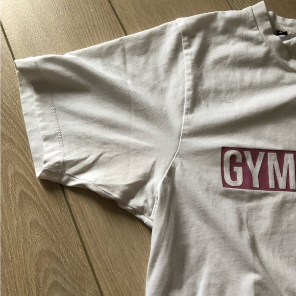 Gymshark White Logo T-Shirt - Picture 9 of 9
